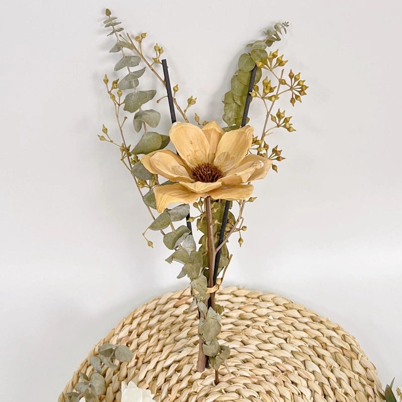 Elegant Romantic Dried Flower Arrangement Preserved Fresh Artificial Floral Decoration|Home Decor Artificial Flowers