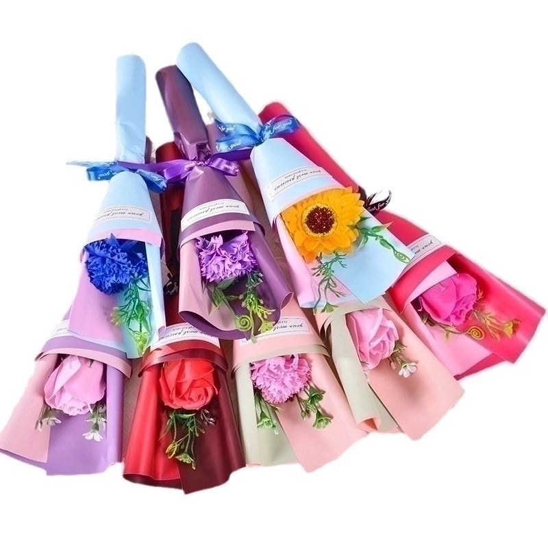 Beautiful Handmade Soap Flower Bouquet|Home Decor & Gifts