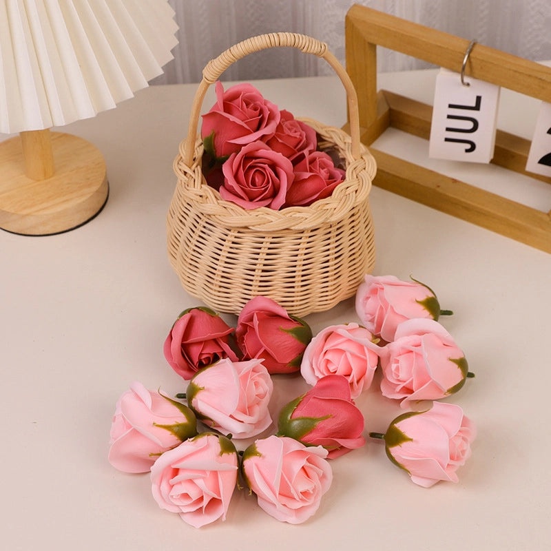 50 Pcs Valentine’s Day Rose Soap Flowers Romantic Classic Artificial Floral Decor|Home Decor Gifts