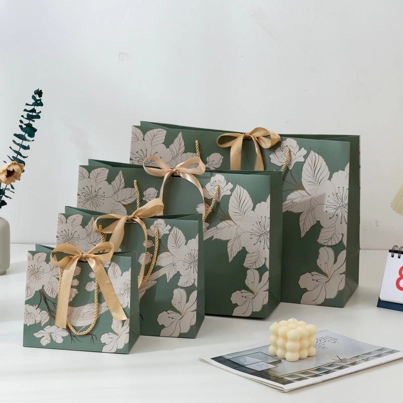 Portable Kraft Paper Jewelry Gift Bags for Clothing Packaging | Packaging & Storage