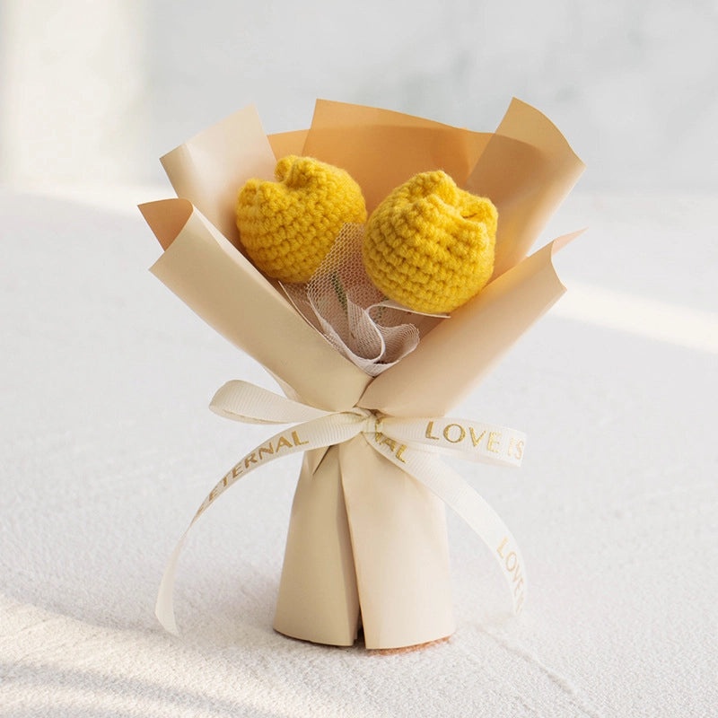 Colorful Yarn Artificial Flowers for Home Decor|Home & Garden > Home Decor > Artificial Flowers & Plants