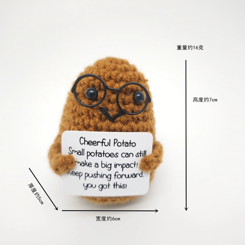 Adorable Animal and Fruit Vegetable Yarn Ornaments for Home Decor | Home Decor & Accessories