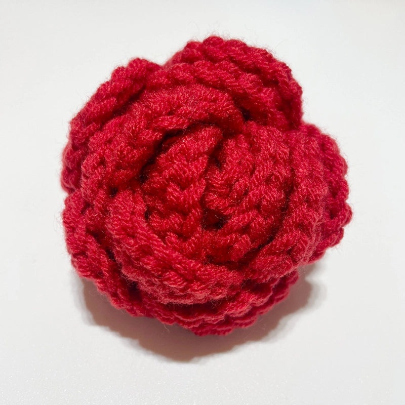 Minimalist Sunflower Heart-Shaped Rose Yarn Artificial Flowers|Home Decor Artificial Flowers