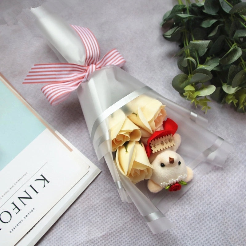 Minimalist Classic Flower Soap Artificial Flowers for Home Decor|Home & Garden > Home Decor > Artificial Flowers