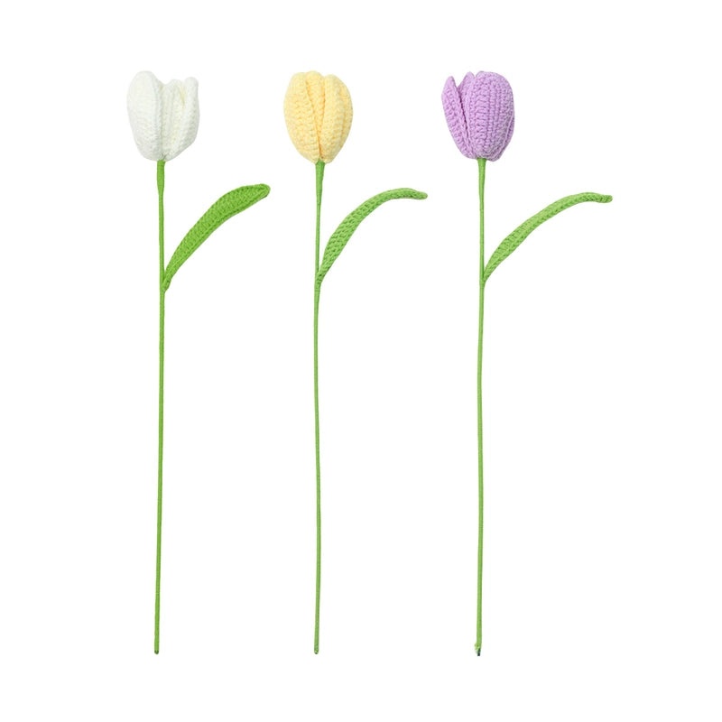 Delicate Yarn Flower Bouquet|Home Decor Artificial Flowers