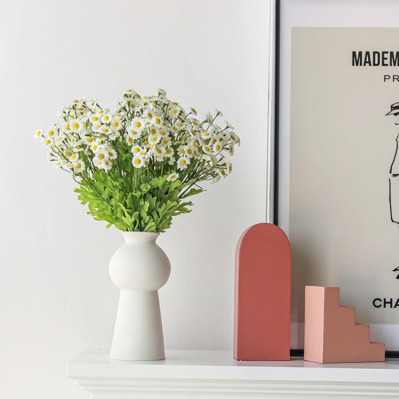 Chamomile Daisy Artificial Flowers Bouquet for Living Room and Dining Table Decor, Photo Props|Home Decor Artificial Flowers