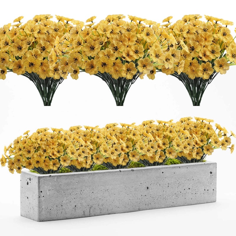 Artificial Plastic Water Grass Cloth Flower Five-Petal Violet for Outdoor Home Wedding Photography Decoration|Home Decor