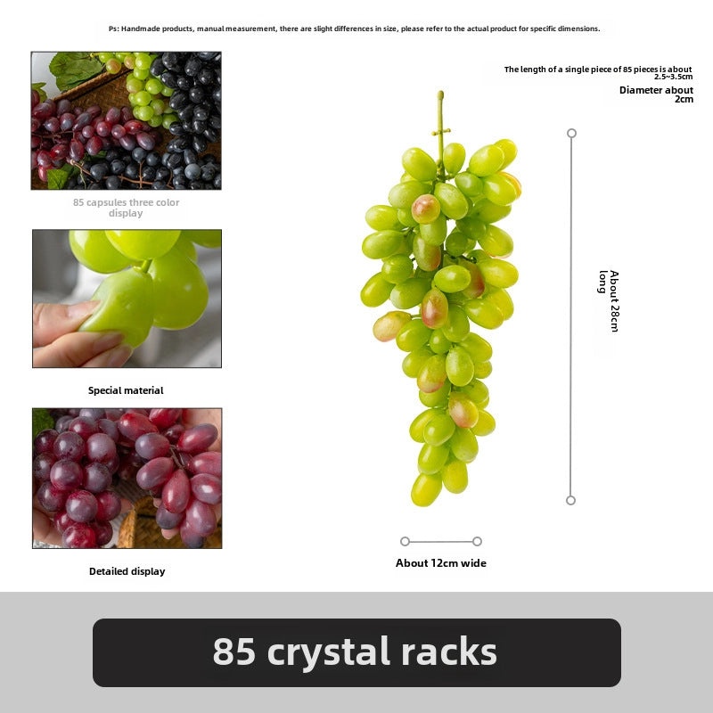 Realistic Fake Fruit Set Apple Grape Banana for Home Decor Exhibition Hotel Display Teaching Photography Props|Home Decor