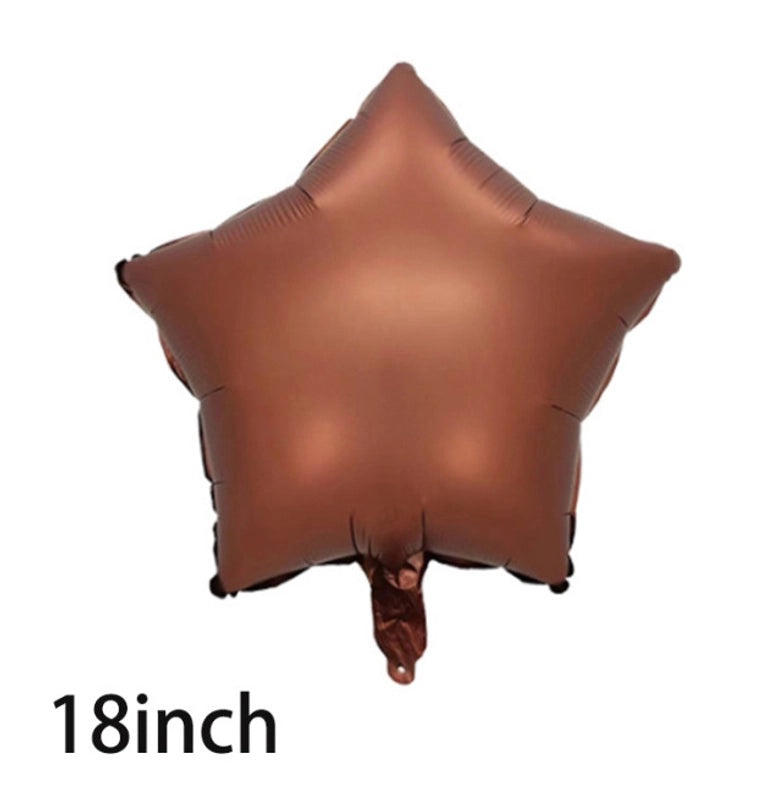 Birthday Star and Heart Shaped Aluminum Foil Balloons for Party Decorations|Party Supplies Balloons