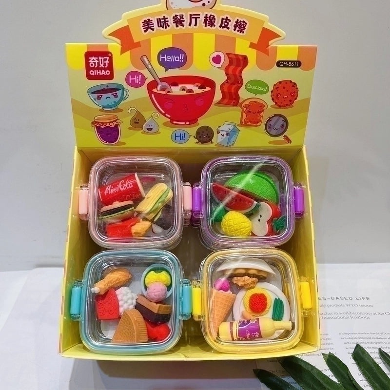 Cartoon-Inspired Detachable Assembled Eraser for Kids|School Supplies & Stationery