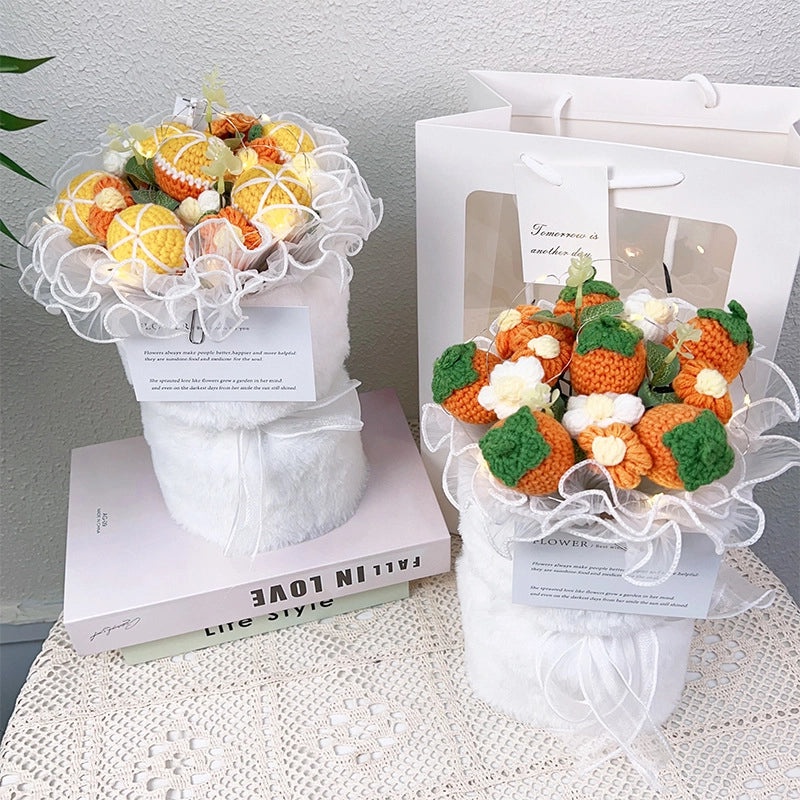 Simple Elegant Fabric Flower Bouquet|Home Decor Artificial Flowers