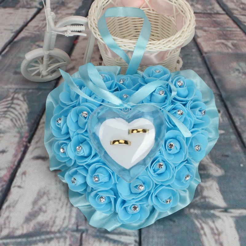 Heart Shaped Foam Flower Bouquet Artificial Flowers for Home Decor|Artificial Flowers & Plants