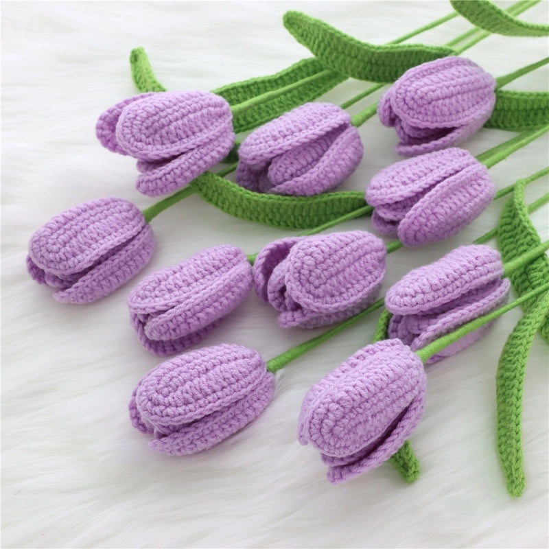 Delicate Yarn Flower Bouquet|Home Decor Artificial Flowers