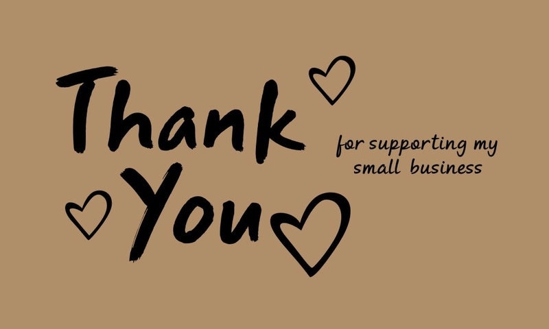 200 Kraft Paper Thank You Cards 300g Decorative Notes for Gift Tags|Stationery & Cards