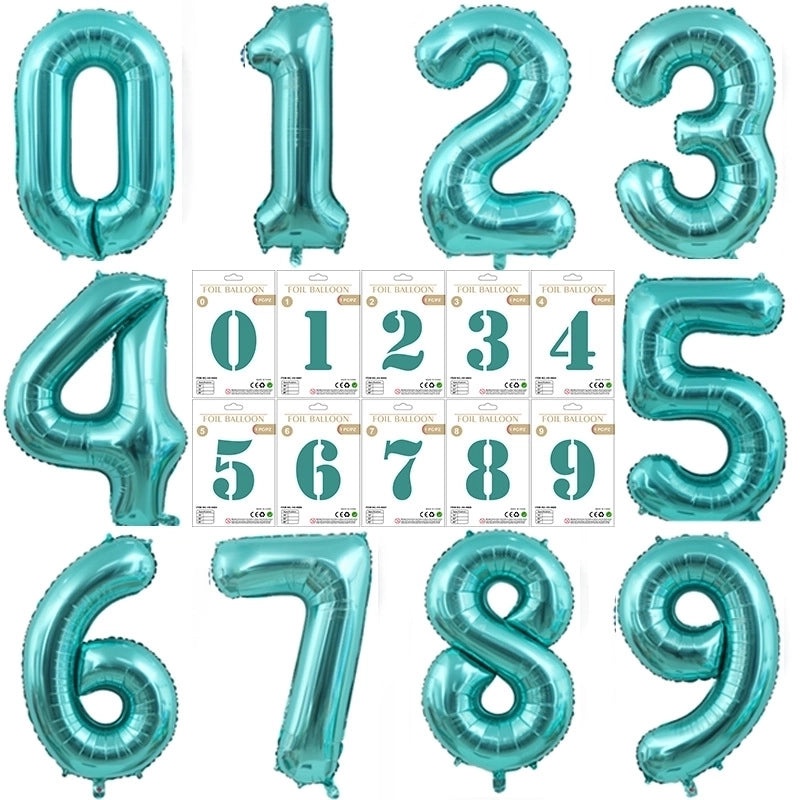 Personalized Birthday Number Balloons Aluminum Foil Party Decorations|Party Supplies Balloons