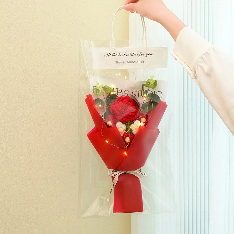 Simple Elegant Fabric Flower Bouquet|Home Decor Artificial Flowers