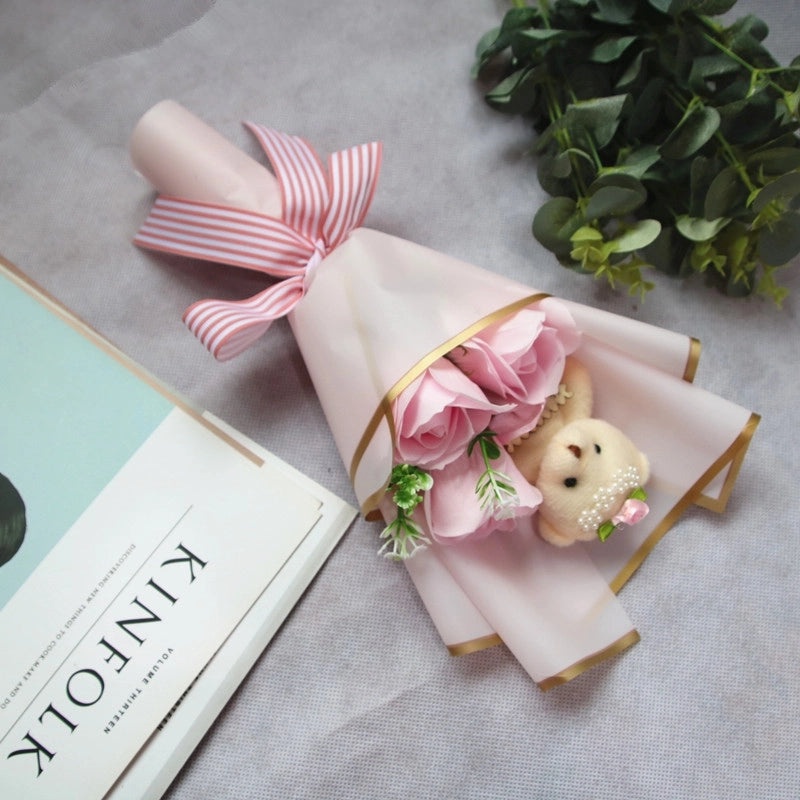 Minimalist Classic Flower Soap Artificial Flowers for Home Decor|Home & Garden > Home Decor > Artificial Flowers