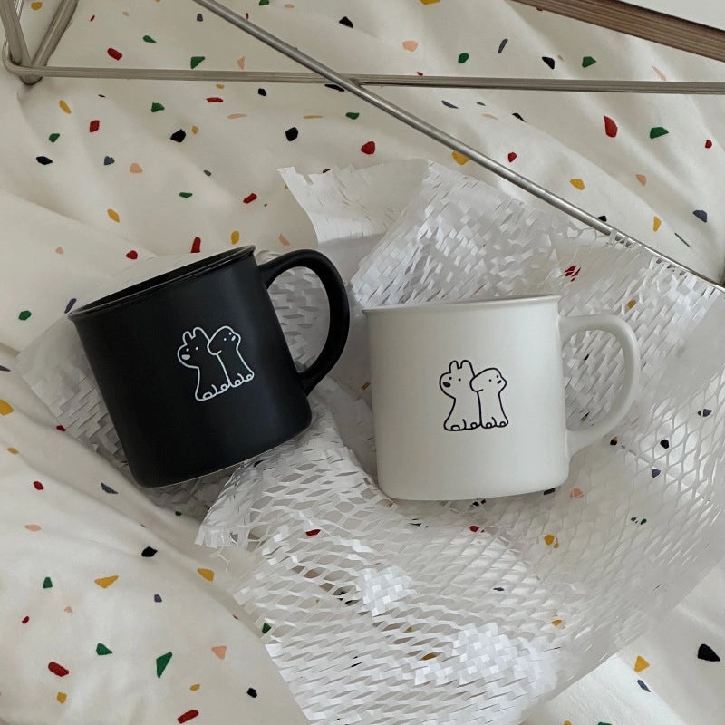 Adorable Dog Ceramic Mug Single Piece|Home & Kitchen Mugs