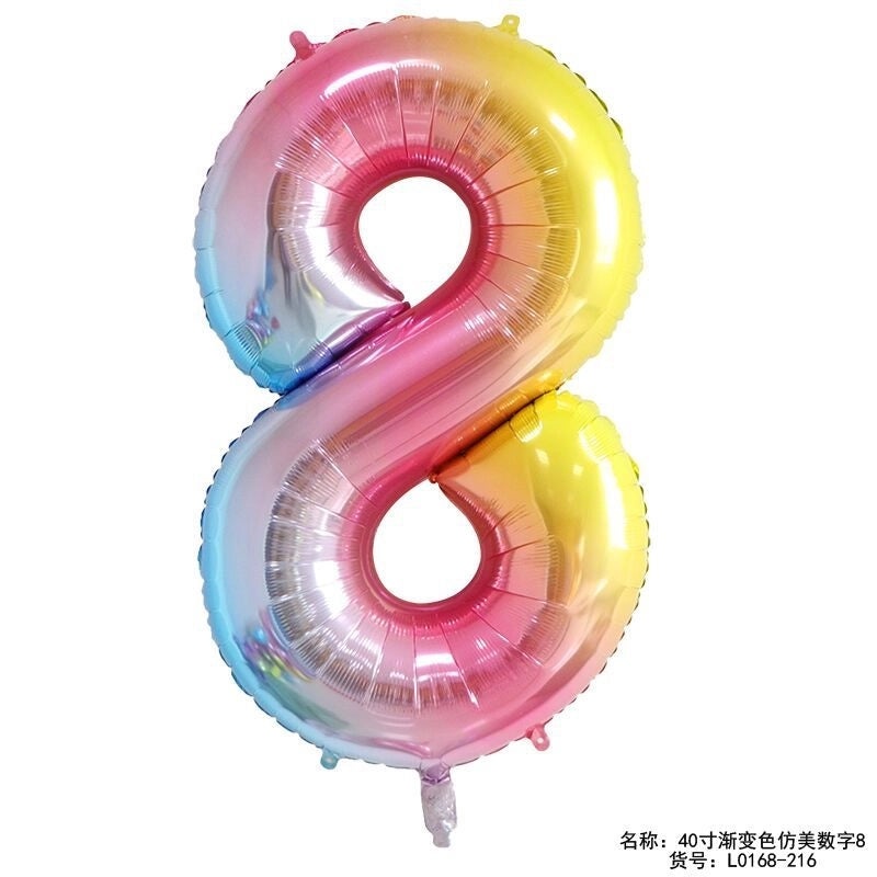 Personalized Birthday Number Balloons Aluminum Foil Party Decorations|Party Supplies Balloons
