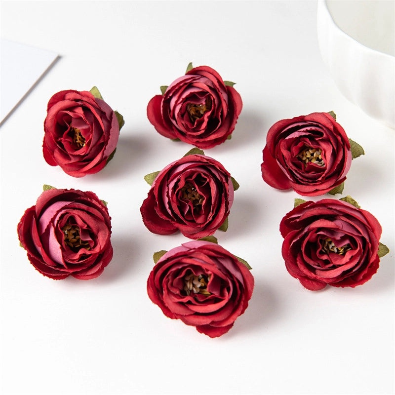 Elegant Minimalist Rose Silk Flower Artificial Plants for Home Decor|Artificial Flowers & Plants