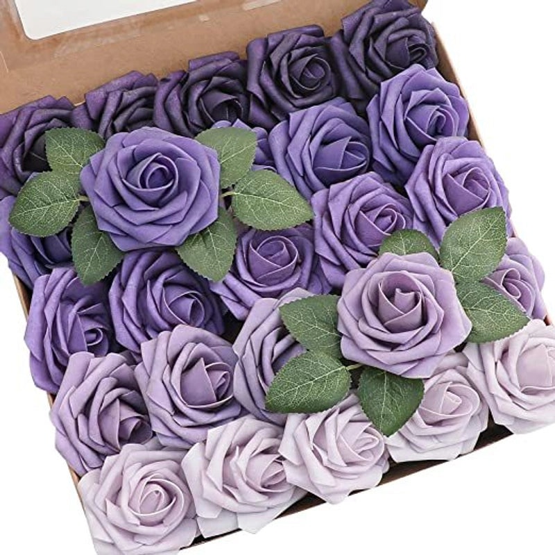 Chic Floral Plastic Artificial Flowers for Women|Home Decor & Artificial Flowers