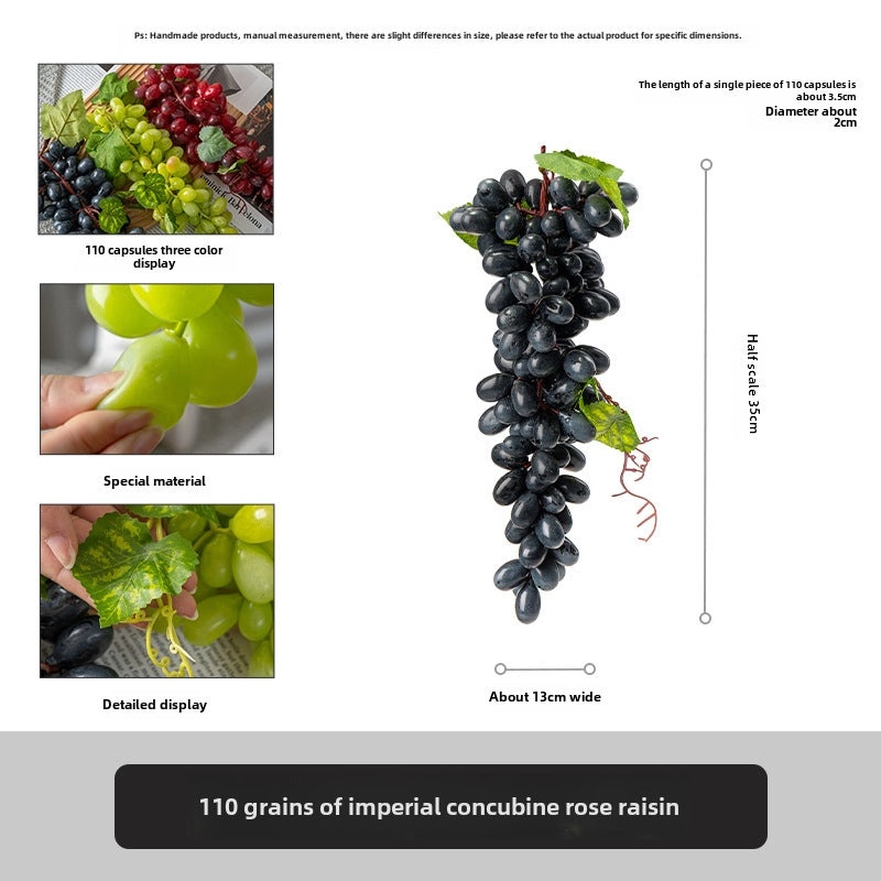 Realistic Fake Fruit Set Apple Grape Banana for Home Decor Exhibition Hotel Display Teaching Photography Props|Home Decor