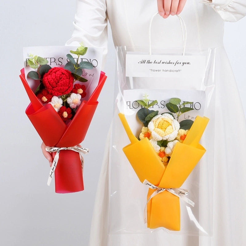 Simple Elegant Fabric Flower Bouquet|Home Decor Artificial Flowers