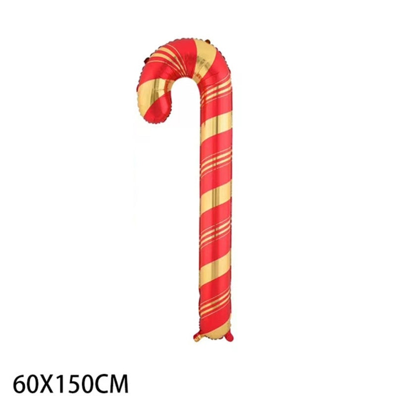 Christmas Party Balloons Set Snowman Santa Claus Gift Box Aluminum Foil Decorations|Holiday Party Supplies