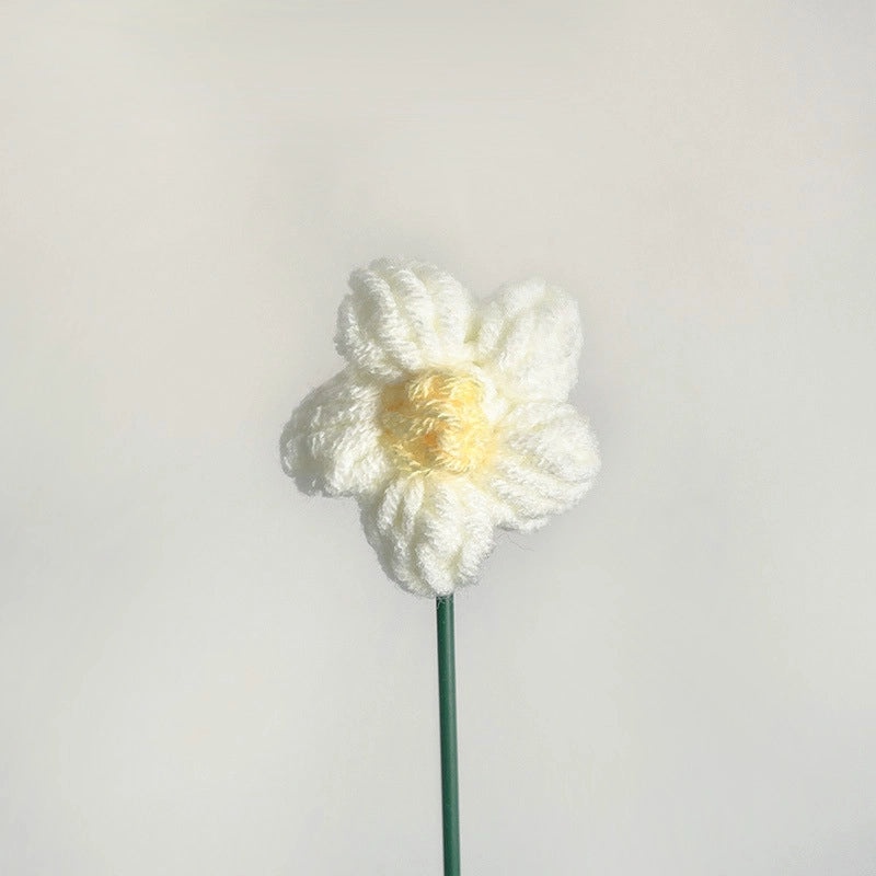 Charming Handmade Flower Yarn Artificial Blooms for Home Decor|Artificial Flowers