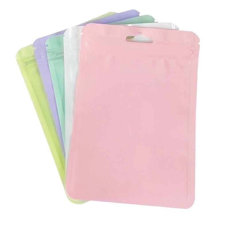 Stylish Solid Color Plastic Jewelry Gift Bag for Accessories | Jewelry Packaging