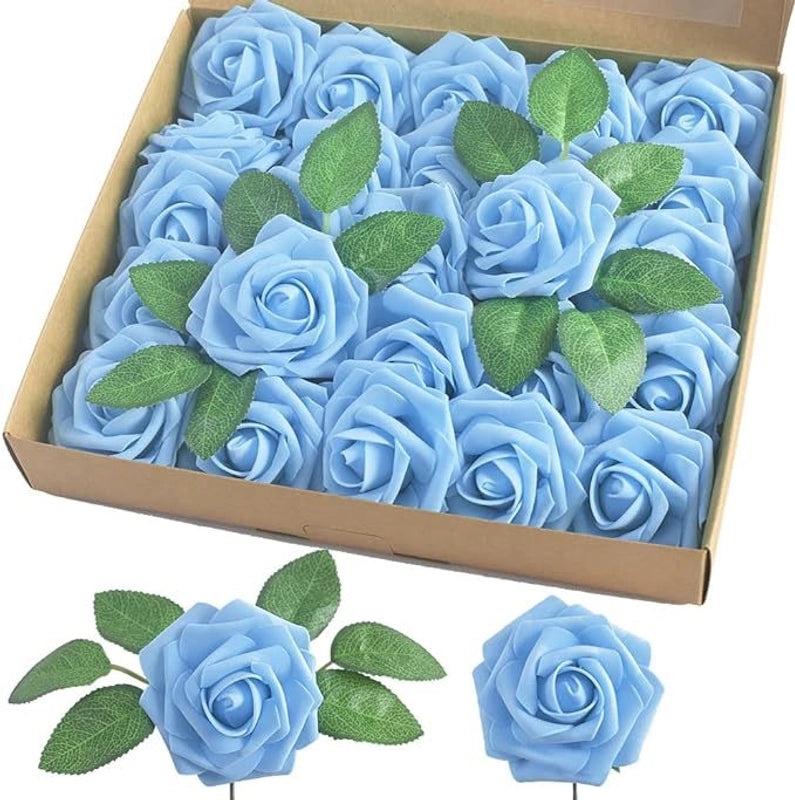 Soft PVC Romantic Flower Artificial Decoration|Home Decor & Garden