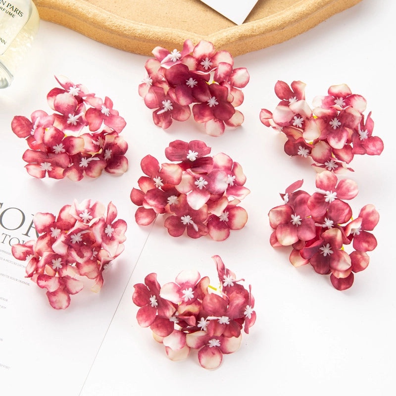 Elegant Pastoral Hydrangea Silk Flowers Artificial Plants for Home Decor|Artificial Flowers