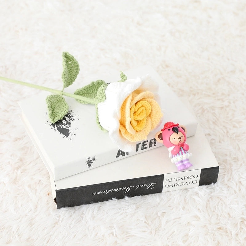 Elegant Lady Flower Yarn Artificial Blooms|Home Decor Artificial Flowers