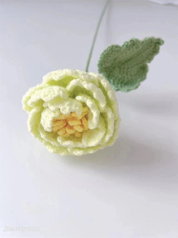 Peony Wool Hand-Woven DIY Artificial Flower Bouquet for Home Decor and Teacher's Day Gift | Home Decor & Gifts