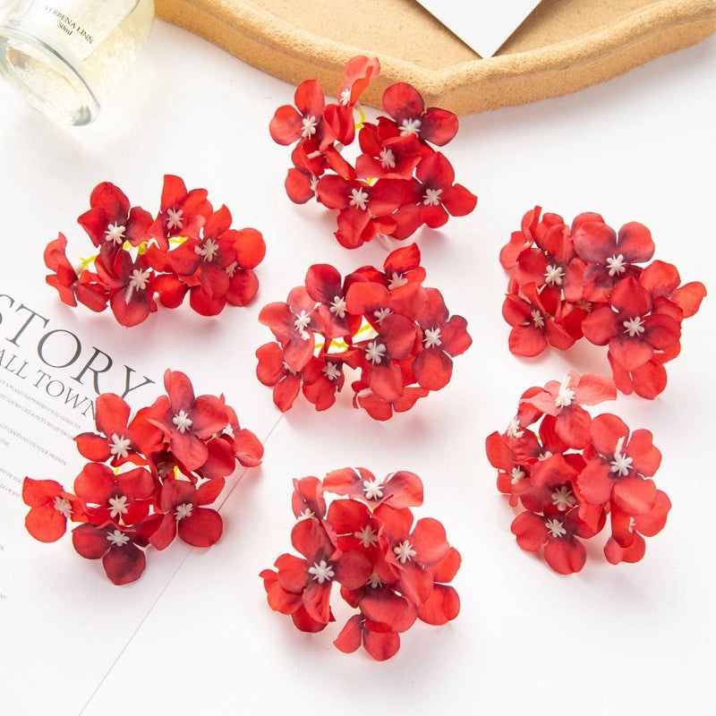 Elegant Pastoral Hydrangea Silk Flowers Artificial Plants for Home Decor|Artificial Flowers