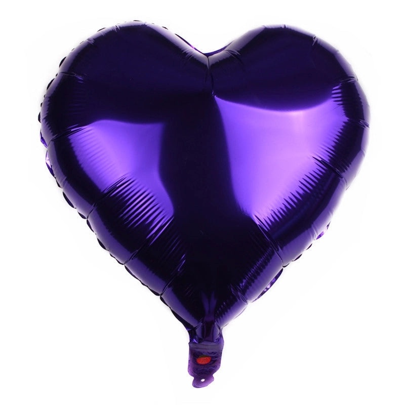 50 Pack Valentine's Day Heart-Shaped Aluminum Foil Balloons for Party Decor|Party Supplies