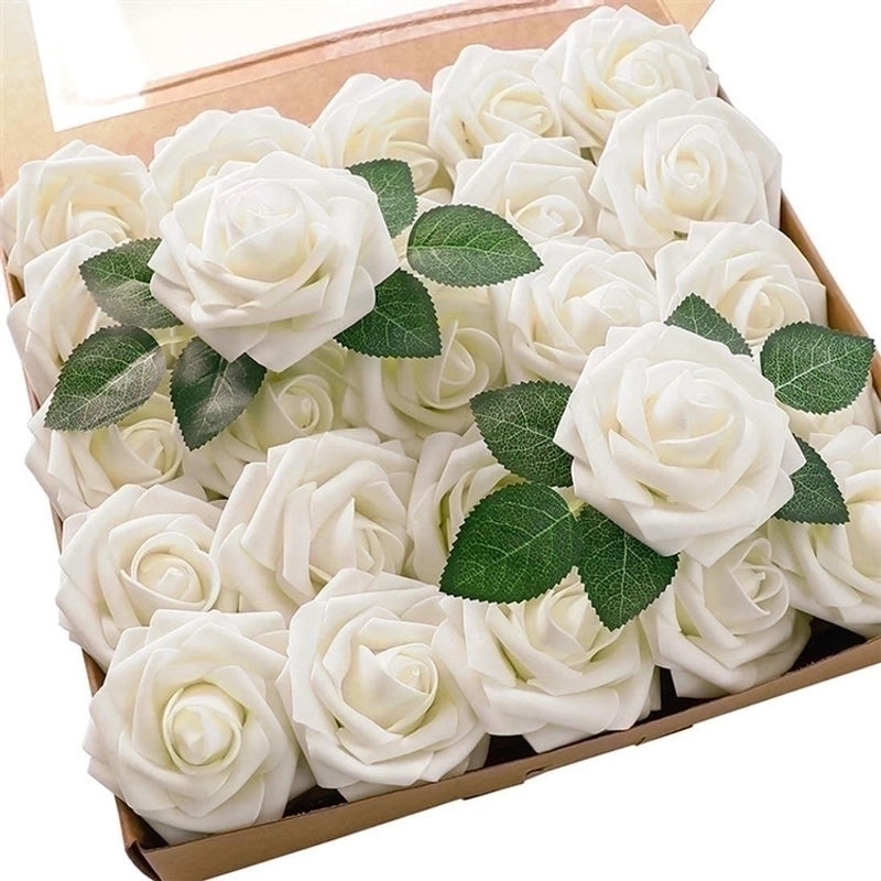 Romantic Foam Flower Arrangement for Housewarming and Birthday Gifts|Home Decor & Gifts