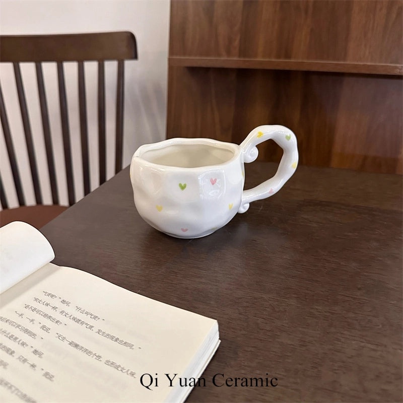 Charming Floral Ceramic Coffee Mug Single Piece|Home & Kitchen Mugs