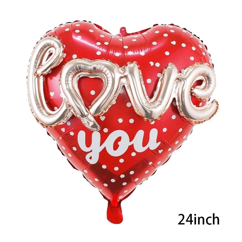 50 Pieces Heart Shape Aluminum Foil Balloons for Valentine's Day Birthday Party Decorations|Party Supplies Balloons