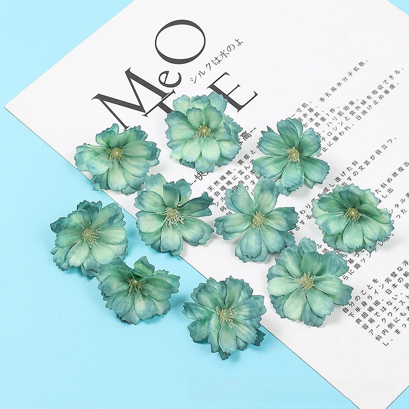 Artificial Plum Blossom Hairpin DIY Handmade Hanfu Headdress Fake Flower Hydrangea Set | Hanfu Accessories