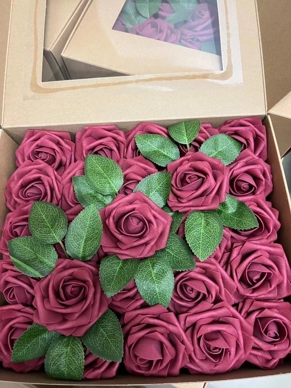 Romantic Foam Flower Arrangement for Housewarming and Birthday Gifts|Home Decor & Gifts