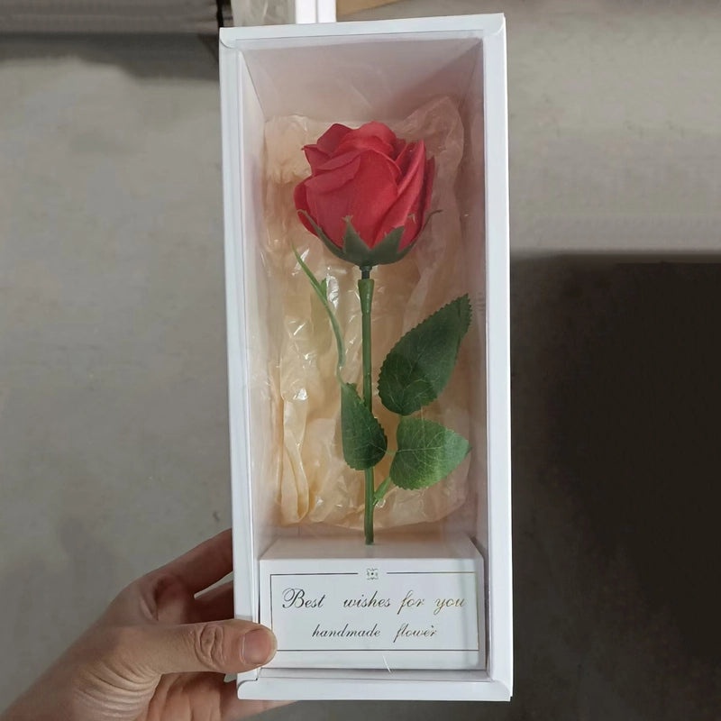 Romantic Rose Soap Flower Bouquet for Valentine’s Day | Artificial Flowers & Soap Gifts