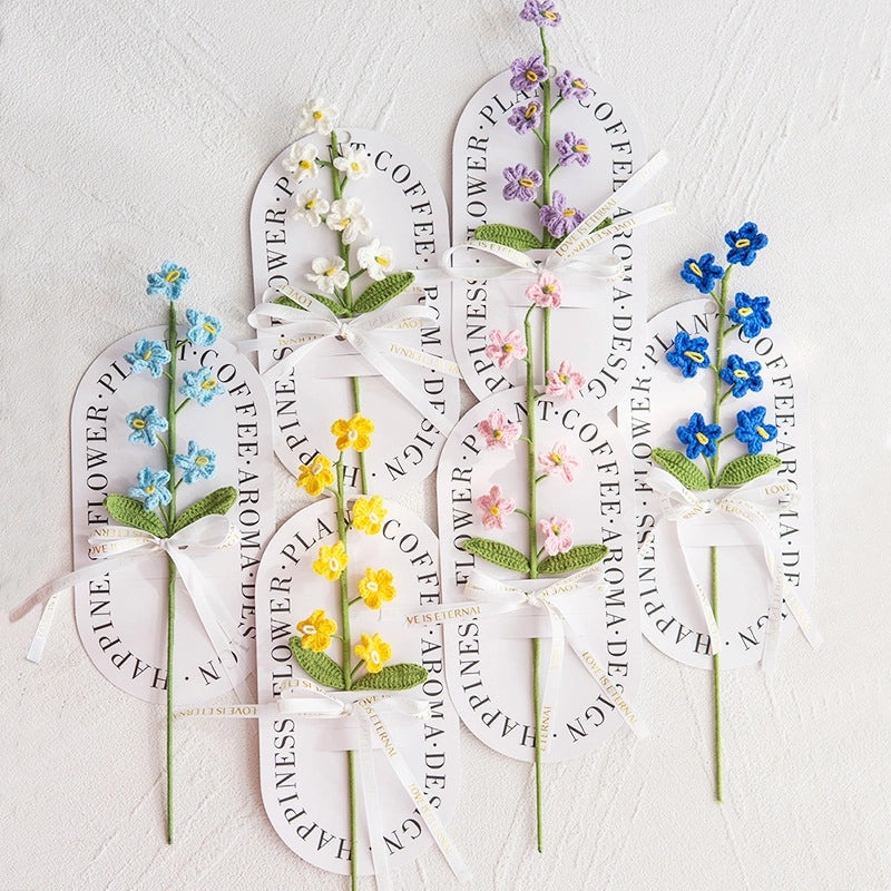 Colorful Yarn Handmade Artificial Flowers|Home Decor Artificial Flowers