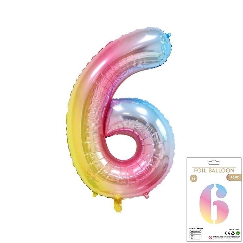 Personalized Birthday Number Balloons Aluminum Foil Party Decorations|Party Supplies Balloons