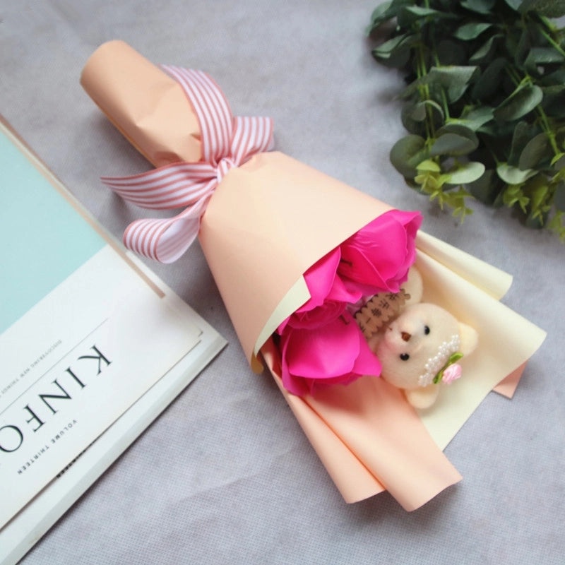 Minimalist Classic Flower Soap Artificial Flowers for Home Decor|Home & Garden > Home Decor > Artificial Flowers