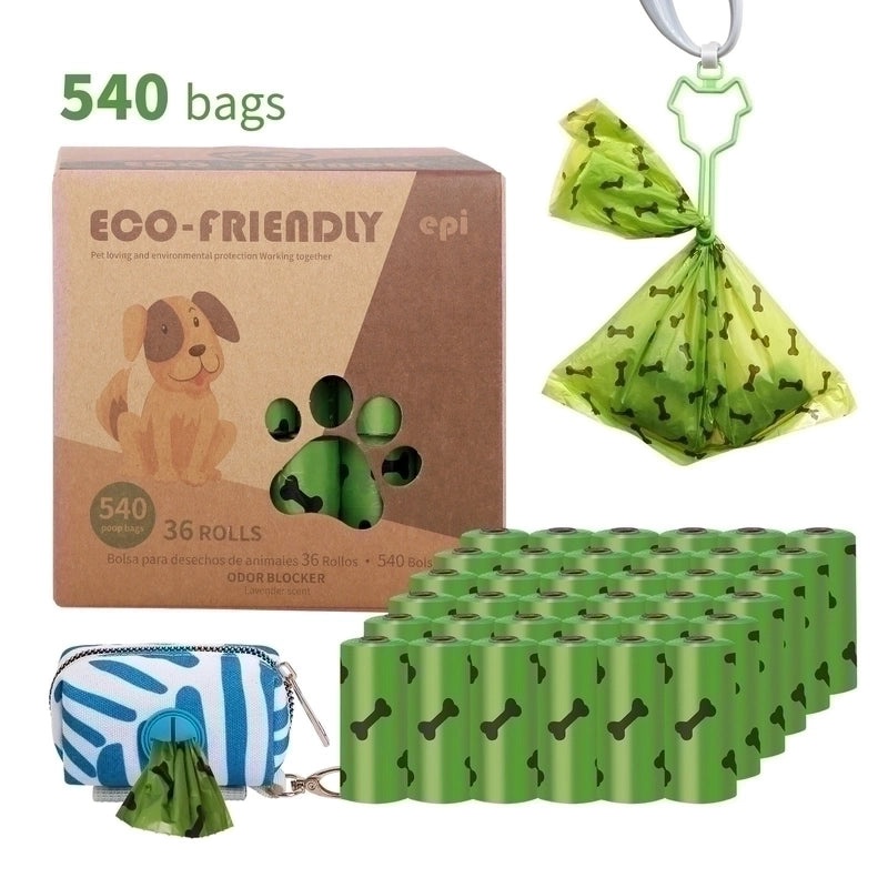 Biodegradable Dog Poop Bags with Dispenser | Pet Supplies