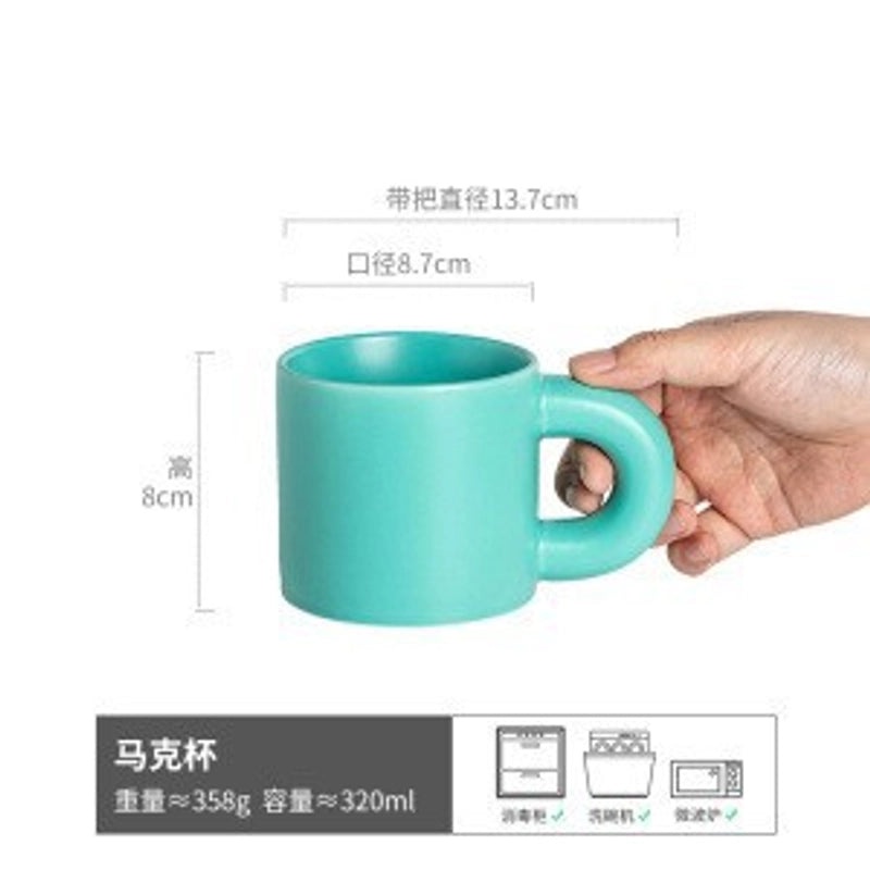 Vintage Floral Ceramic Coffee Mug 1 Pc|Home & Kitchen > Drinkware > Mugs