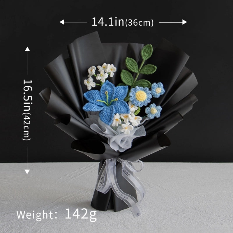 Vibrant Handcrafted Yarn Flowers for Decoration|Home Decor & Craft Supplies