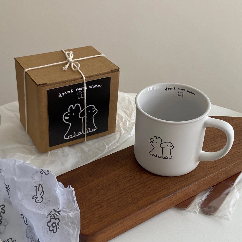 Adorable Dog Ceramic Mug Single Piece|Home & Kitchen Mugs