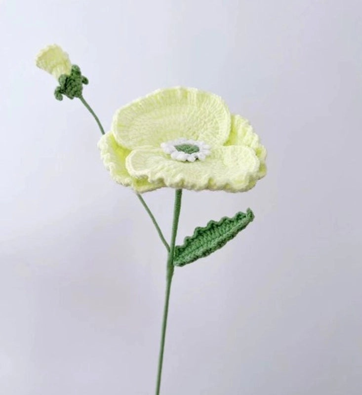 Handmade Pastoral Flower Yarn Artificial Blooms|Home Decor & Artificial Flowers